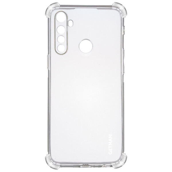 

TPU чехол GETMAN Ease logo усиленные углы для Realme 5 / 6i Прозрачный / Transparent (is_00000036535_1)