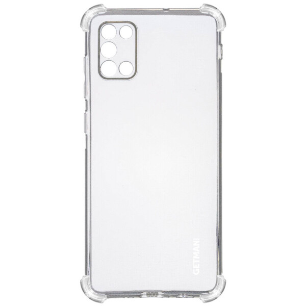 

TPU чехол GETMAN Ease logo усиленные углы для Samsung Galaxy A31 Прозрачный / Transparent (is_00000036533_1)