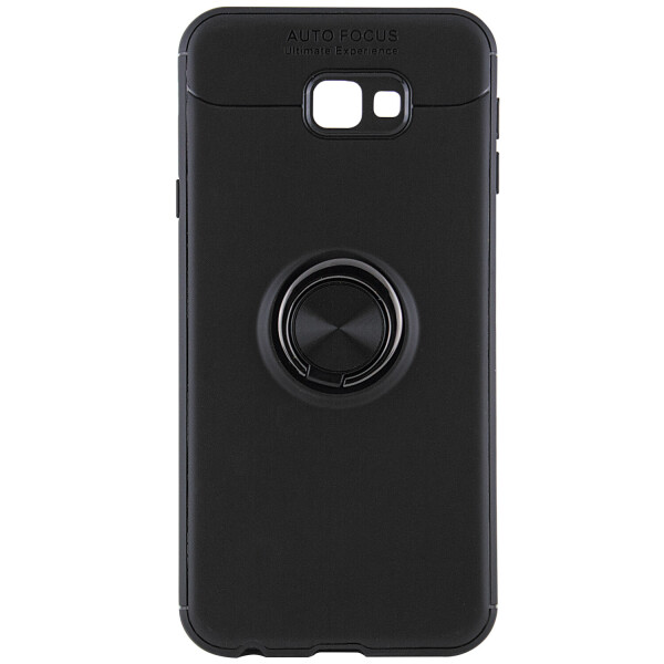 

TPU чехол Deen ColorRing под магнитный держатель для Samsung Galaxy J4+ (2018) Черный / Черный (is_00000027194_4)