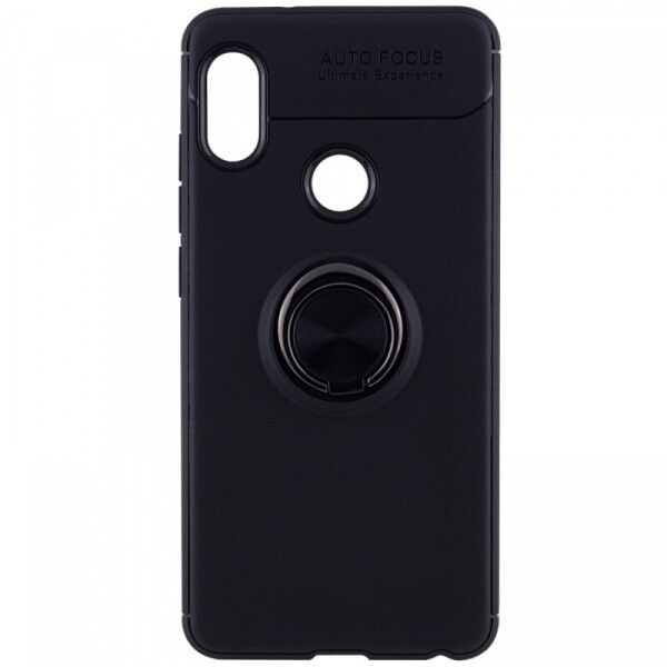 

TPU чехол Deen ColorRing под магнитный держатель для Xiaomi Redmi Note 6 Pro Черный / Черный (is_00000027193_4)