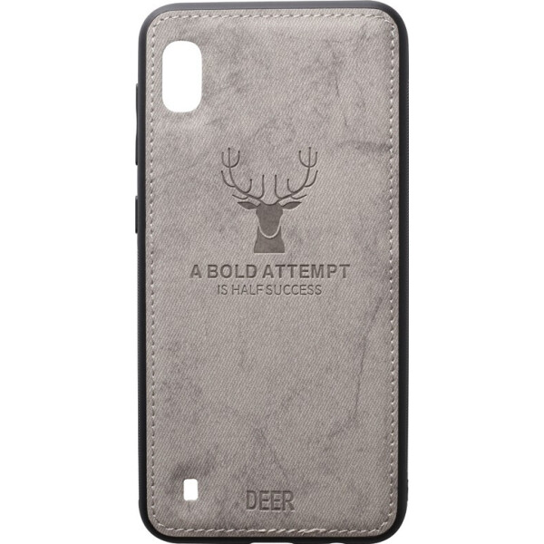 

Чехол-накладка TOTO Deer Shell With Leather Effect Case Samsung Galaxy A10 Grey (bz_F_93673)