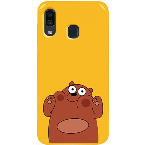 

Чехол-накладка TOTO Pure TPU 2mm Print Case Samsung Galaxy A20/A30 #56 Bear Ups Yellow (bz_F_95013)
