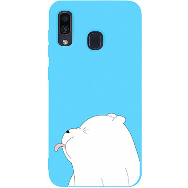 

Чехол-накладка TOTO Matt TPU 2mm Print Case Samsung Galaxy A20/A30 #57 Bear Tongue Sky Blue (bz_F_94988)