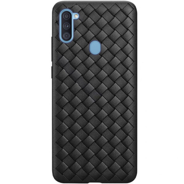 

PU чехол-накладка Epik Weaving series для Samsung Galaxy A11 Черный (is_00000036512_2)