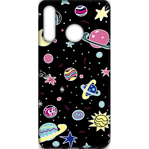 

Чехол-накладка TOTO Cartoon Soft Silicone TPU Case Huawei Y7 2019 Space Planets Black (bz_F_96937)