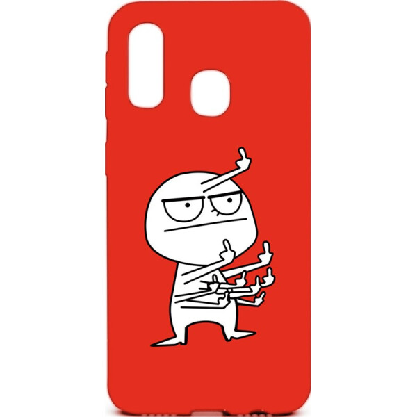 

Чехол-накладка TOTO Cartoon Soft Silicone TPU Case Samsung Galaxy A40 FK 9 Red (bz_F_97323)