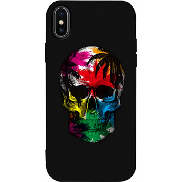 

Чехол-накладка TOTO Matt TPU 2mm Print Case Apple iPhone X/Xs #29 Skull Black (bz_F_94779)