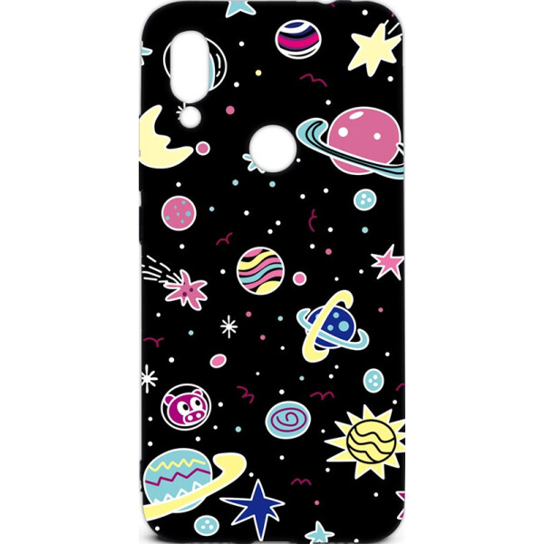 

Чехол-накладка TOTO Cartoon Soft Silicone TPU Case Xiaomi Redmi 7 Space Planets Black (bz_F_96985)