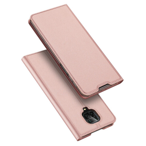 Чехол-книжка Dux Ducis с карманом для визиток для Xiaomi Redmi Note 9s / Note 9 Pro / Note 9 Pro Max Rose Gold (is_00000036113_1)