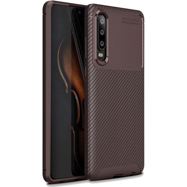 

Чехол-накладка Ipaky Carbon Fiber Series/Soft TPU Case Huawei P30 Brown (bz_F_98641)