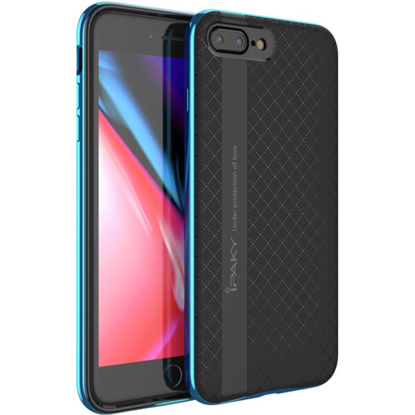 

Чехол-накладка Ipaky Bumblebee Series/PC Frame With TPU Case Apple iPhone 7 Plus/ iPhone 8 Plus Blue (bz_F_98908)