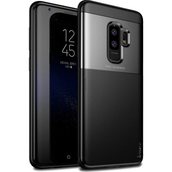 

Чехол-накладка Ipaky Elegant Grid Design TPU Hybrid Case Samsung Galaxy S9 Plus G965F Black (bz_F_62327)