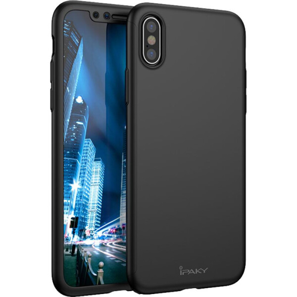 

Чехол-накладка Ipaky 360 PC Full Protection case Apple iPhone X Black (bz_F_53672)