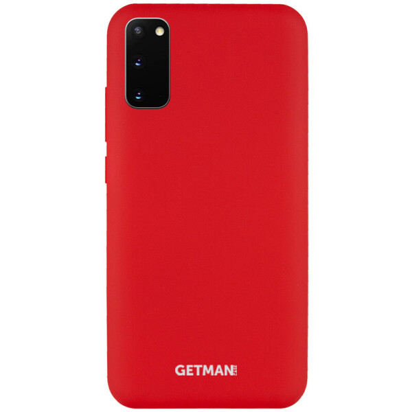 

Чехол Silicone Cover GETMAN for Magnet для Samsung Galaxy S20 Красный / Red (is_00000036015_3)