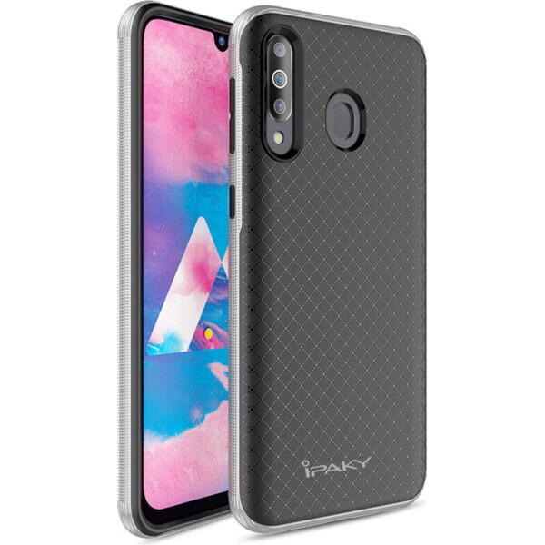 

Чехол-накладка Ipaky Bumblebee Series/PC Frame With TPU Case Samsung Galaxy A40s/M30 Silver (bz_F_106289)