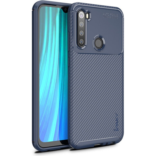 

Чехол-накладка Ipaky Carbon Fiber Series/Soft TPU Case Xiaomi Redmi Note 8 Navy Blue (bz_F_104400)