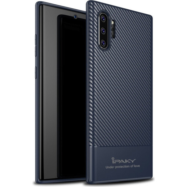 

Чехол-накладка Ipaky Moosy Series/TPU With Carbon Fiber Case Samsung Galaxy Note 10+ Blue (bz_F_104474)
