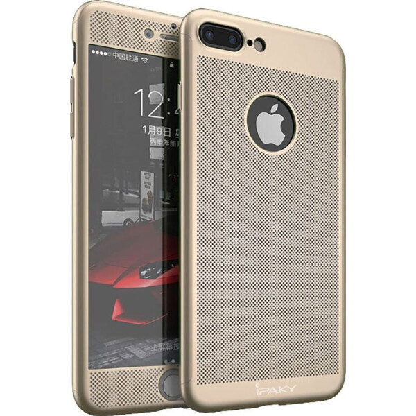 

Чехол-накладка Ipaky 360 Mesh PC Heat Dissipation cover case 3 in 1 Apple iPhone 7 Plus Gold (bz_F_53636)