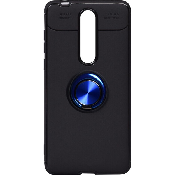

Чехол-накладка TOTO Car Magnetic Ring TPU Case Nokia 3.1 Plus Black/Blue (bz_F_101662)