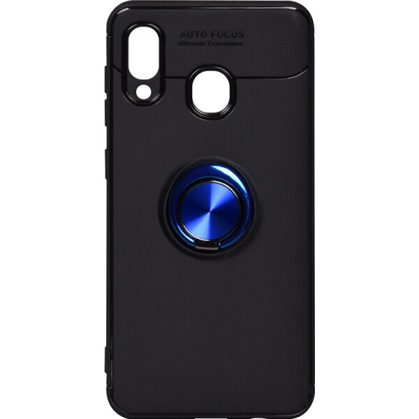 

Чехол-накладка TOTO Car Magnetic Ring TPU Case Samsung Galaxy A20/A30 Black/Blue (bz_F_101657)