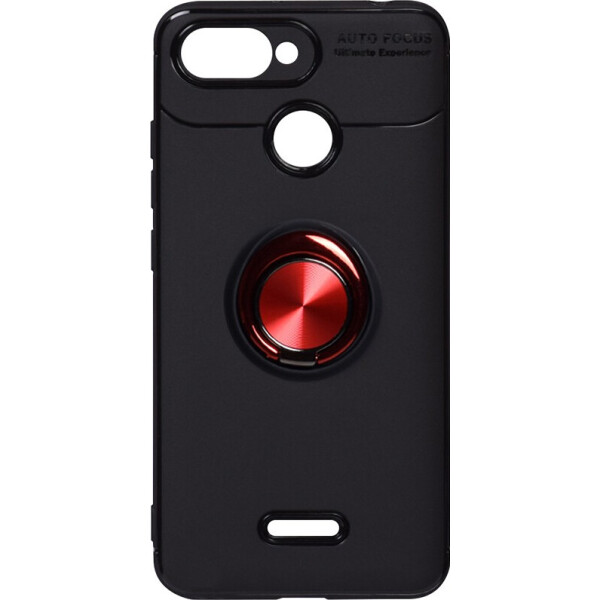 

Чехол-накладка TOTO Car Magnetic Ring TPU Case Xiaomi Redmi 6A Black/Red (bz_F_101645)