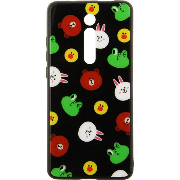 

Чехол-накладка TOTO Cartoon Print Glass Case Xiaomi Mi 9T/Mi 9T Pro/Redmi K20/K20 Pro Line friends Black (bz_F_104184)