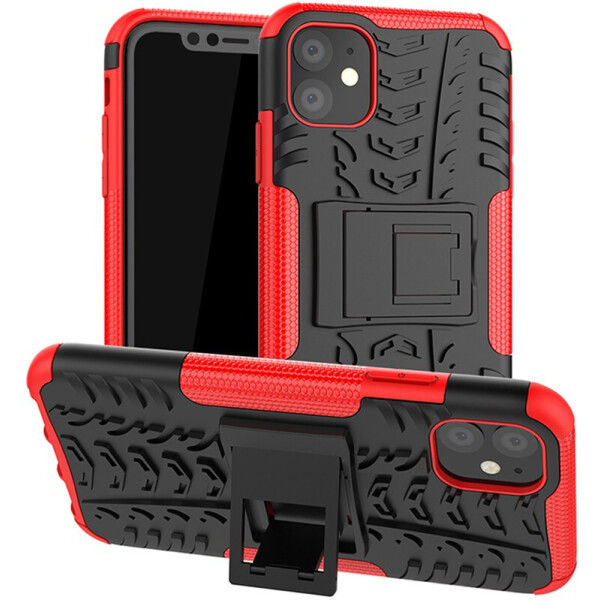 

Чехол-накладка TOTO Dazzle Kickstand 2 in 1 Case Apple iPhone 11 Red (bz_F_102370)