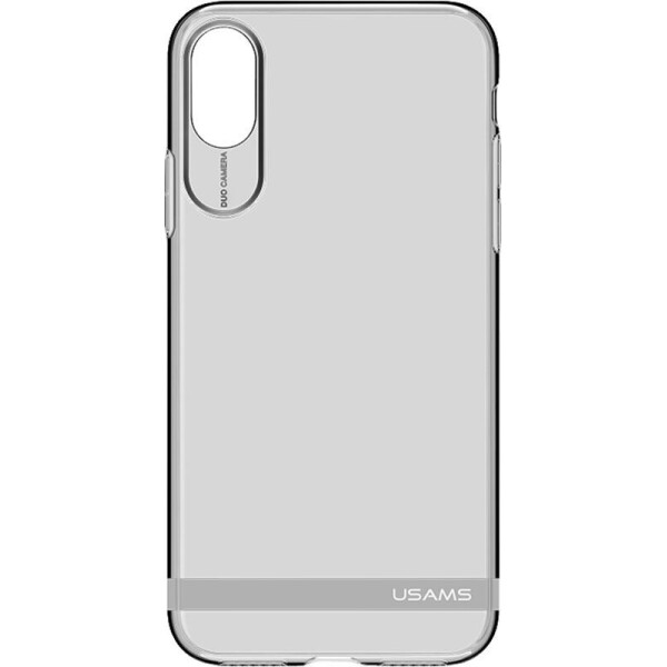 

Чехол-накладка Usams Case-Primary Series Apple iPhone X Transparent Black (bz_F_54449)