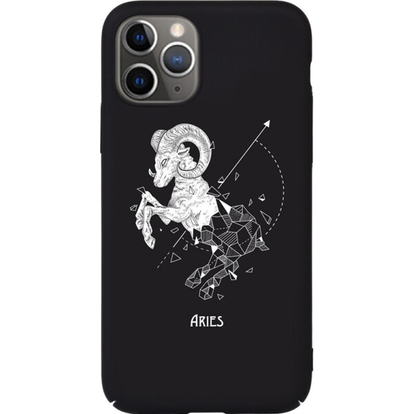 

Чехол-накладка TOTO Full PC Print Case Apple iPhone 11 #168_Aries Black (bz_F_107952)