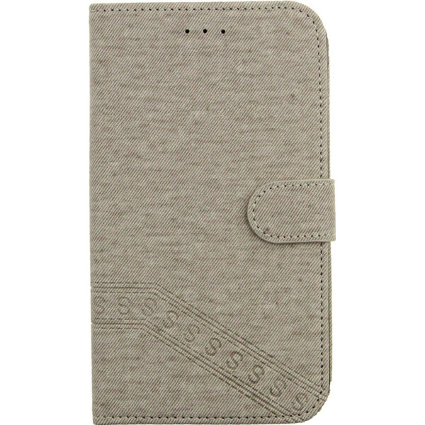 

Чехол-книжка TOTO Book cover silicone slide Universal 6,5" (№4) Gray (bz_F_78673)