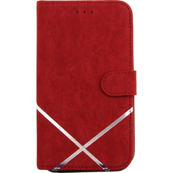 

Чехол-книжка TOTO Book cover silicone slide Universal 6,5" (№2) Red (bz_F_78643)