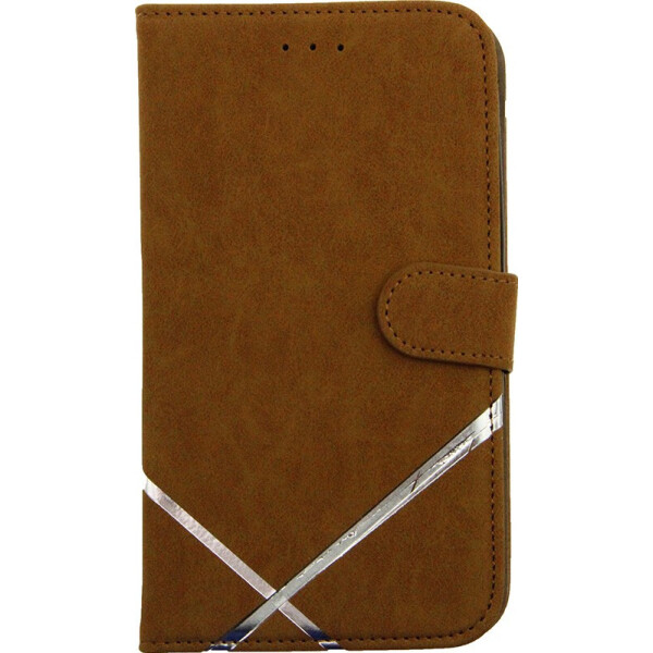 

Чехол-книжка TOTO Book cover silicone slide Universal 6,5" (№2) Brown (bz_F_78640)