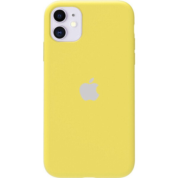 

Чехол-накладка TOTO Silicone Full Protection Case Apple iPhone 11 Lemon Yellow (bz_F_102325)