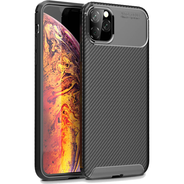 

Чехол-накладка TOTO TPU Carbon Fiber 1,5mm Case Apple iPhone 11 Pro Max Black (bz_F_102397)
