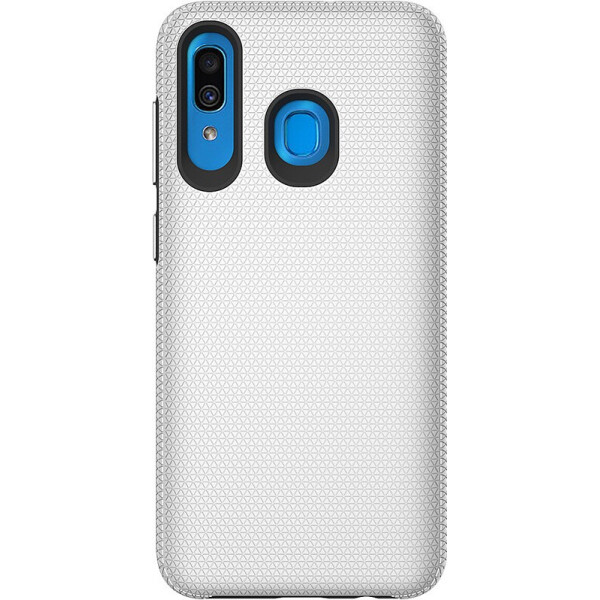 

Чехол-накладка TOTO Triangle TPU+PC Case Samsung Galaxy A20/A30 Silver (bz_F_100255)