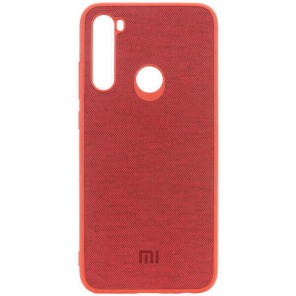 

TPU чехол Textile Logo для Xiaomi Redmi Note 8 Красный (is_00000035107_1)
