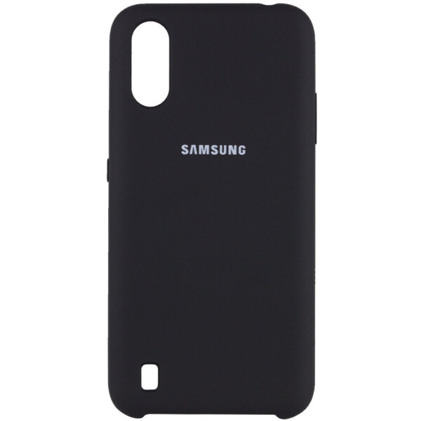 

Чехол Silicone Cover (AA) для Samsung Galaxy A01 Черный / Black (is_00000034765_29)