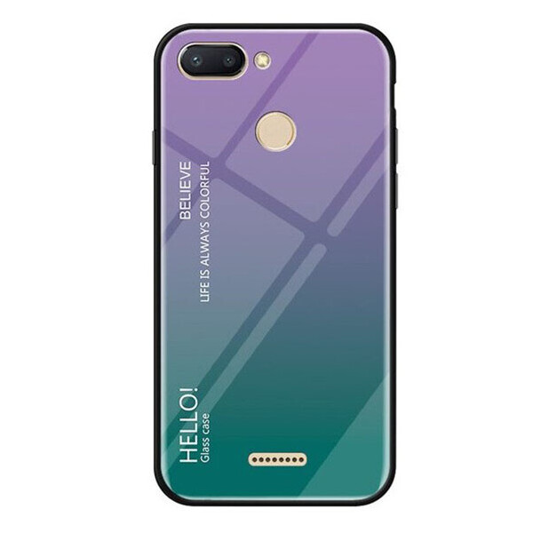 

TPU+Glass чехол Gradient HELLO для Xiaomi Redmi 6 (is_00000026353_4)