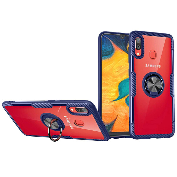

TPU+PC чехол Deen CrystalRing под магнитный держатель для Samsung Galaxy A20 / A30 (is_00000031587_1)