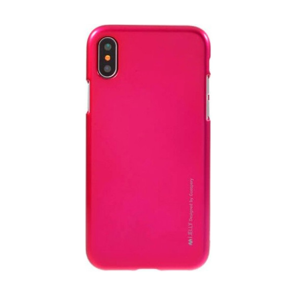 

TPU Mercury iJelly Metal series для Apple iPhone X (5.8") / XS (5.8") (Малиновый) (279485)