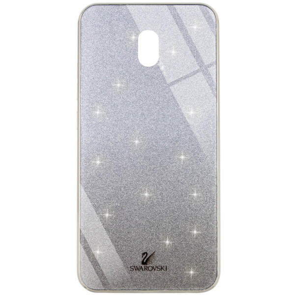 

TPU+Glass чехол Swarovski для Xiaomi Redmi 8a Черный (is_00000034006_7)