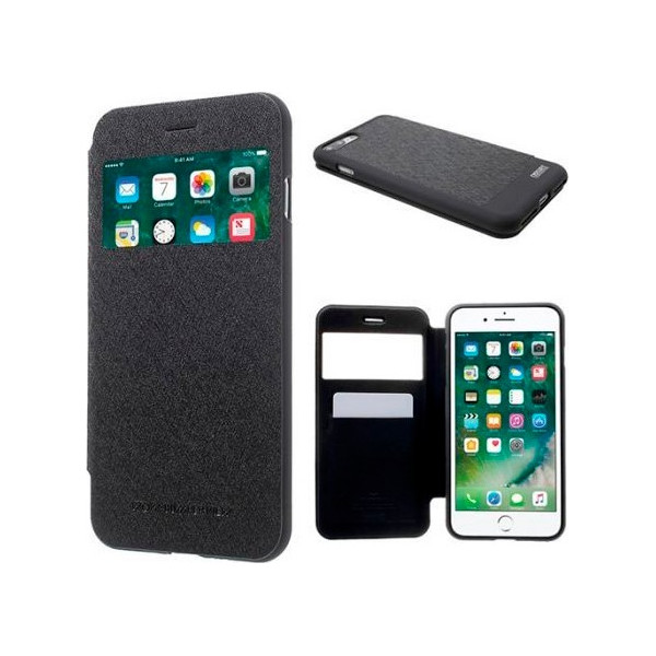 

(книжка) Mercury Wow Bumper series для Apple iPhone 7 plus / 8 plus (5.5") (Черный) (56500)