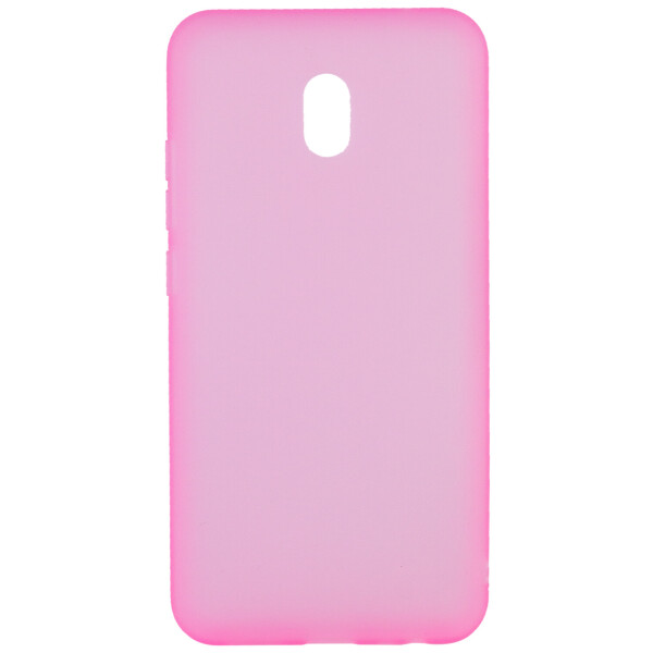 

Силиконовый матовый полупрозрачный чехол для Xiaomi Redmi 8 Розовый / Pink (is_00000033615_6)