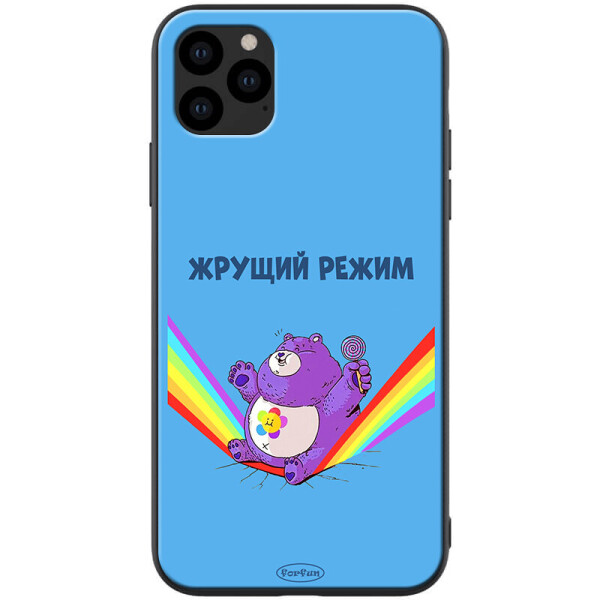 

TPU+PC чехол ForFun для Apple iPhone 11 Pro (5.8") Жрущий режим / Синий (is_00000033482_10)
