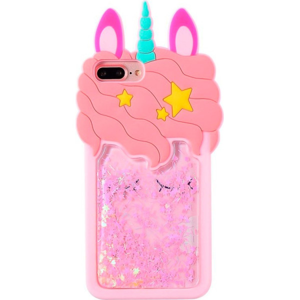 

силиконовый Unicorn 3D для Apple iPhone 7 plus / 8 plus (5.5") (Розовый) (597953)