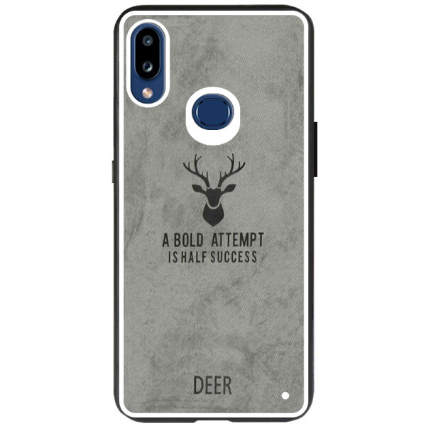 

TPU+Textile чехол Deer для Samsung Galaxy A10s Серый (is_00000033326_2)