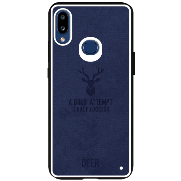

TPU+Textile чехол Deer для Samsung Galaxy A10s Синий (is_00000033326_4)
