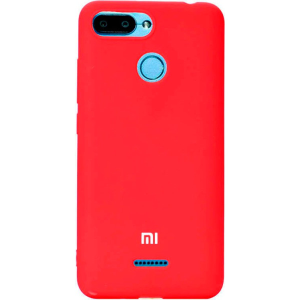 

Silicone case для Xiaomi Redmi 6 (Красный / Red) (622879)