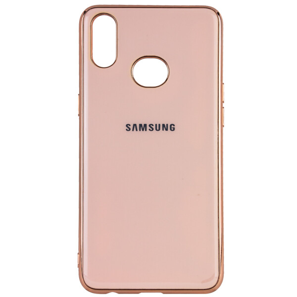 

TPU чехол GLOSSY LOGO для Samsung Galaxy A10S Розовый / Rose Gold (is_00000032710_8)