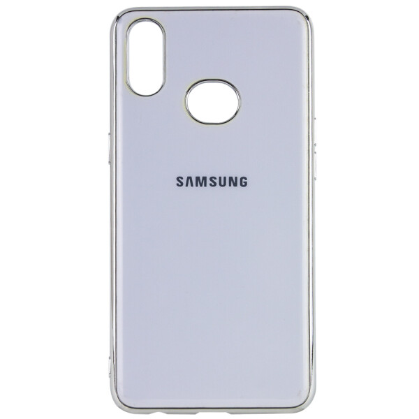 TPU чехол GLOSSY LOGO для Samsung Galaxy A10S Белый (is_00000032710_1)